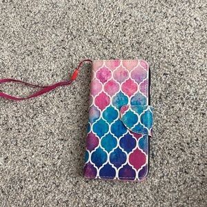 iphone 8 colorful wallet case
